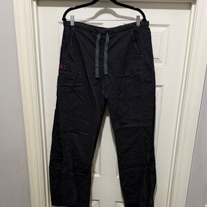 Black wonder wink large tall scrub pants